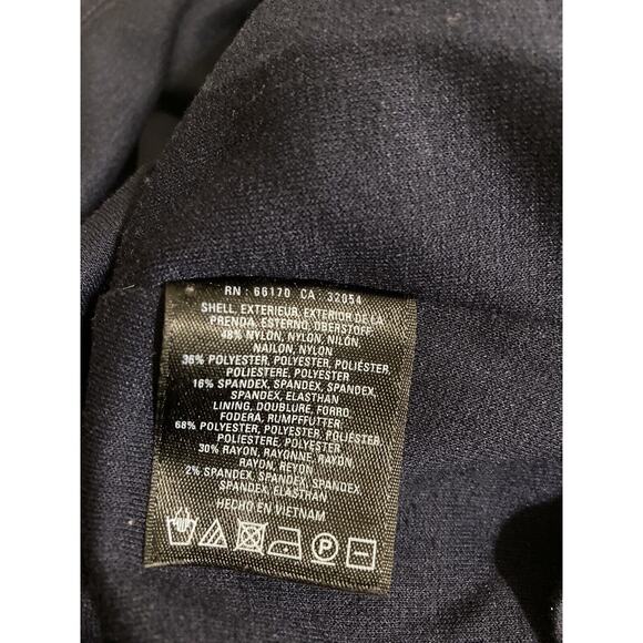 Anthropologie Meadow Rue Size Medium Midnight Blue Lined Velvet Dress A Line - Picture 8 of 8